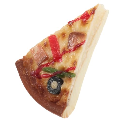 Alasum Künstliches Pizzastück-Modell Als Küchendekoration Aussehendes Gefälschtes Lebensmittelspielzeug Für Erwachsene Und Jungen Und Mädchen Alasum Künstliches Pizzastück-Modell Als Küchendekoration Aussehendes Gefälschtes Lebensmittelspielzeug Für Erwachsene Und Jungen Und Mädchen von Alasum