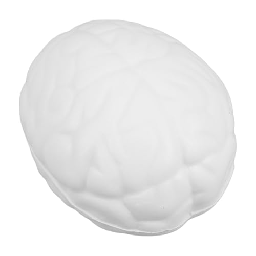 Alasum Gehirndruckball Stressbälle Stress Matschig Stressball Gefälligkeits Squishy ​​Gehirnstress Stress Süßer Herzförmiger Squishy ​​Stressball Sensorischer Squishy ​​Weiß von Alasum