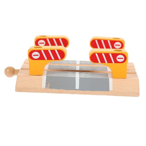Alasum Holzeisenbahn-Set Geländer Barriere-Modell Lustige Straßensperre für Jungen und Mädchen Pädagogisches Spielen Alasum Holzeisenbahn-Set Geländer Barriere-Modell Lustige Straßensperre für Jungen und Mädchen Pädagogisches Spielen von Alasum