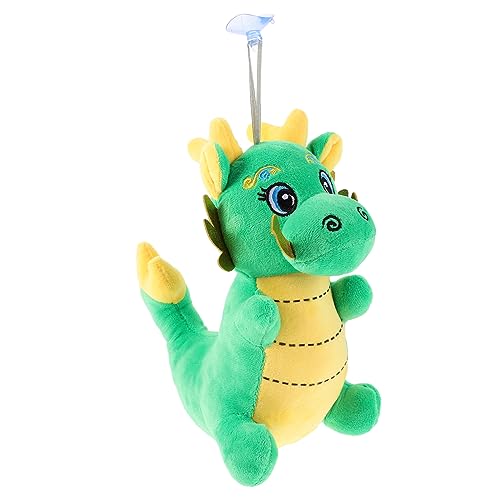 Alasum Glückverheißendes Jahr des Drachen 2024 Drache Stoffpuppe Chinesisches Drachenplüschtier Tierverzierung Für Den Schreibtisch Kleine Drachenpuppe Plüsch Stofftier Pp Baumwolle Green von Alasum