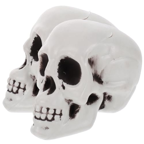Alasum Halloween Kunstschädel Gruselige Schädel Dekorationen Für Geisterhäuser Und Partys Perfekte Halloween Requisiten Und Zubehör Für Schaurige Feiern von Alasum
