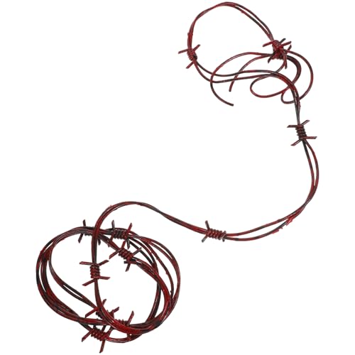 Alasum Stacheldraht-Requisite Für Halloween Realistischer PVC-draht 2 5 M Länge Partys Alasum Stacheldraht-Requisite Für Halloween Realistischer PVC-draht 2 5 M Länge Partys von Alasum