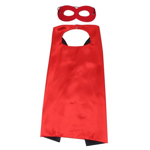 Alasum Halloween Umhang Set Doppelter Cosplay Cape mit Maske Rot Schwarz Faschingskostüm für Mädchen Festliche Verkleidung Party Zubehör Alasum Halloween Umhang Set Doppelter Cosplay Cape mit Maske Rot Schwarz Faschingskostüm für Mädchen Festliche Verkleidung Party Zubehör von Alasum