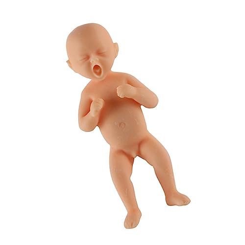 Alasum Kunstharz-bastelpuppe Für Jungen Und Mädchen Spielzeug Dekoratives Mini-Baby-Ornament Leuchtende Farben Realistisches Design Für Die Raumdekoration Zufällige Farbe von Alasum