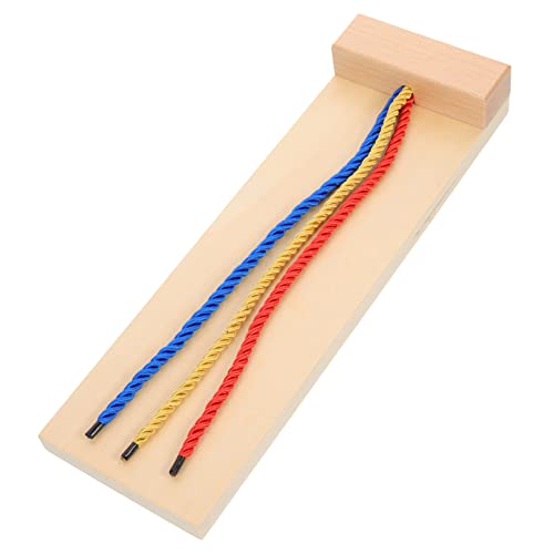 Alasum Hölzernes Flechtspielzeug Für Lernspielzeug Feinmotorik Und Kreativität Für Haarflechten Jahren von Alasum