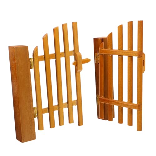 Alasum Holztor für Puppenhäuser Dekoratives Mini Gartenmöbel Interaktive Deko Kompatibel mit Puppenhaus Zubehör Realistische Öffnungsfunktion für Kreative Szenen Alasum Holztor für Puppenhäuser Dekoratives Mini Gartenmöbel Interaktive Deko Kompatibel mit Puppenhaus Zubehör Realistische Öffnungsfunktion für Kreative Szenen von Alasum