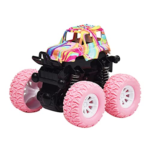 Alasum Inertia Spielzeugauto Für Robuste Pinke Geländewagen Modellautos Mit Antikollisionsdesign Lernspielzeug Für Kreative Friktion Spielzeugfahrzeuge von Alasum