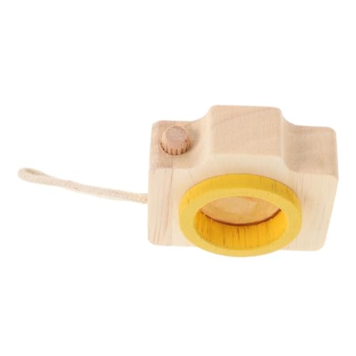 Alasum Holzkamera-Spielzeug Für Kinder Bemalbare Kaleidoskop-Kamera Im Vintage-Stil Für Pädagogisches Spielen Und Alasum Holzkamera-Spielzeug Für Kinder Bemalbare Kaleidoskop-Kamera Im Vintage-Stil Für Pädagogisches Spielen Und von Alasum