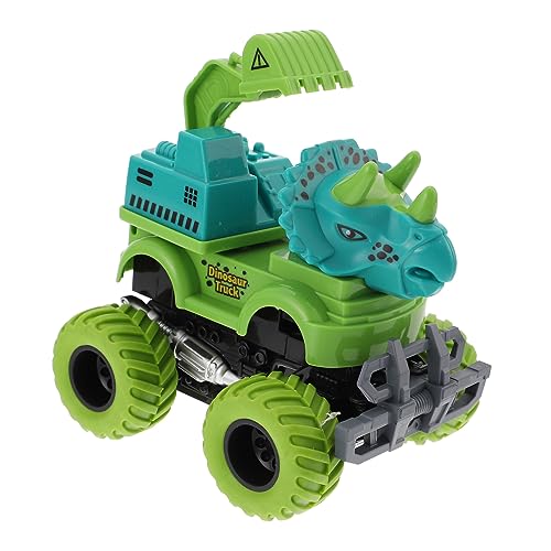 Alasum Technisches Automodell Trägheitskraft-Dinosaurier Zurückziehauto Spielzeug Spielzeug Für Jungen Und Mädchen Drücken Und Laufen Fahrzeug von Alasum