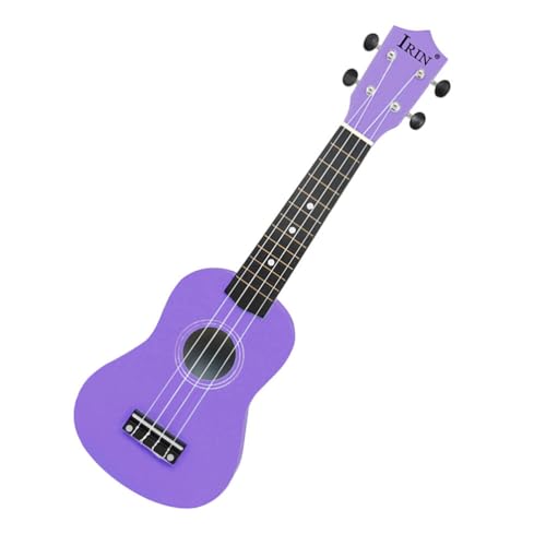 Alasum Kinder-Ukulele-Gitarre 4 Saiten Holzmusikinstrument 53 3 cm Für Kleinkinder Vorschulkinder Früherziehung Anfänger Lila von Alasum