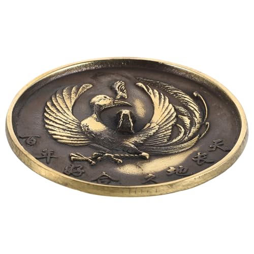Alasum Exquisiter Feng-Shui-Spiegel Aus Kupfer Bagua-Design Traditionelles Handspiegel Kulturelles Symbol Neujahrsglück von Alasum
