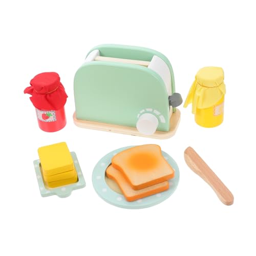 Alasum Pädagogisches Kinder-Spielzeug Für Die Küche Kinder-spielset Brotbackmaschine Spielküchen Aus Holz Für Jungen Und Mädchen Alasum Pädagogisches Kinder-Spielzeug Für Die Küche Kinder-spielset Brotbackmaschine Spielküchen Aus Holz Für Jungen Und Mädchen von Alasum