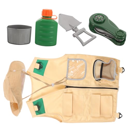 Alasum Leichtes Outdoor Explorer Kostüm mit Weste und Fischerhut Vielseitig für Abenteuer Cosplay und Rollenspiele für Jungen und Mädchen Entdecken Alasum Leichtes Outdoor Explorer Kostüm mit Weste und Fischerhut Vielseitig für Abenteuer Cosplay und Rollenspiele für Jungen und Mädchen Entdecken von Alasum