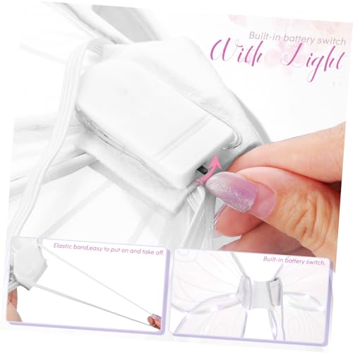 Alasum Leuchtende Schmetterlingsflügel aus Leichtem Gauze Material mit Tragegurten für Erwachsene für Cosplay Party und Festliche Dekoration Alasum Leuchtende Schmetterlingsflügel aus Leichtem Gauze Material mit Tragegurten für Erwachsene für Cosplay Party und Festliche Dekoration von Alasum