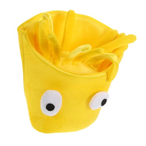 Alasum Pommes-frites-neuheitshut Erwachsene Lustiger Essenshut Für Party Halloween Pommes-frites-kostümzubehör Gelb S 1–5 Jahre Alt Alasum Pommes-frites-neuheitshut Erwachsene Lustiger Essenshut Für Party Halloween Pommes-frites-kostümzubehör Gelb S 1–5 Jahre Alt von Alasum
