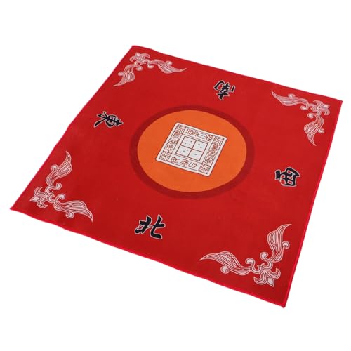 Alasum Vielseitige Mahjong-spielmatte Roter Filz Brettspiel-tischschutz Keine Matte Für Kartenspiele Alasum Vielseitige Mahjong-spielmatte Roter Filz Brettspiel-tischschutz Keine Matte Für Kartenspiele von Alasum