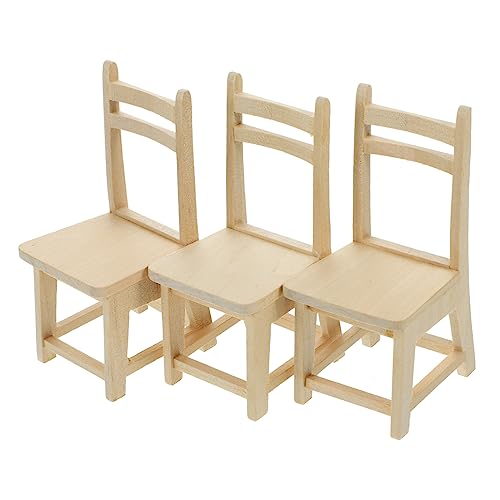 Alasum Mini Holzstuhl Puppenmöbel Tiny Wooden Chairs Für Puppenhaus Dekoration Miniatur öbel Modelle Für Schlafzimmer Und Wohnzimmer Ideal Als Dollhouse Zubehör Alasum Mini Holzstuhl Puppenmöbel Tiny Wooden Chairs Für Puppenhaus Dekoration Miniatur öbel Modelle Für Schlafzimmer Und Wohnzimmer Ideal Als Dollhouse Zubehör von Alasum