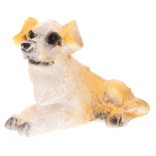 Alasum Mini-Hund Hundeornament Lebensechte Tiermodellverzierungen Hundespielzeug Lebensechte Hundefigur Minifiguren Kleine Tierfiguren Gastgeschenke Für Hunde Mini-tierfiguren Plastik von Alasum