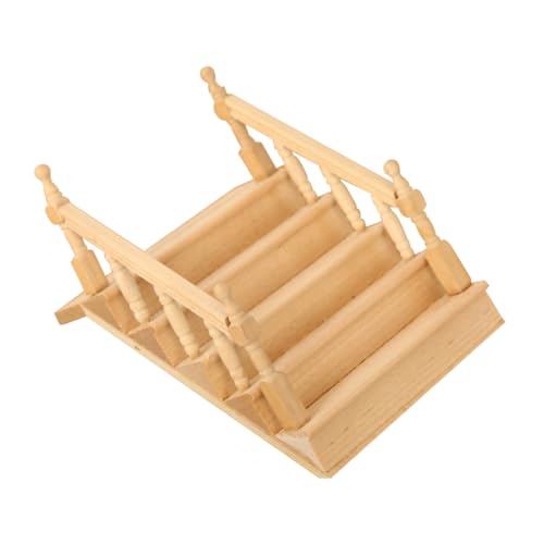 Alasum Miniatur-treppen-handlauf-Set Holztreppe Für Puppenhaus Für Landschaftsbau Und Zum Spielen Für Jungen Und Mädchen Alasum Miniatur-treppen-handlauf-Set Holztreppe Für Puppenhaus Für Landschaftsbau Und Zum Spielen Für Jungen Und Mädchen von Alasum