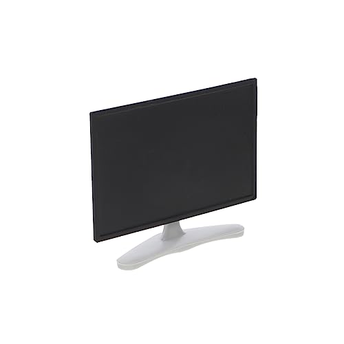 Alasum Mini-TV für kinderspielzeug ersatzteile für gartenmöbel Fernseher spielsachen Mini-Möbelverzierung vortäuschen Spielmöbel Plastik Black von Alasum