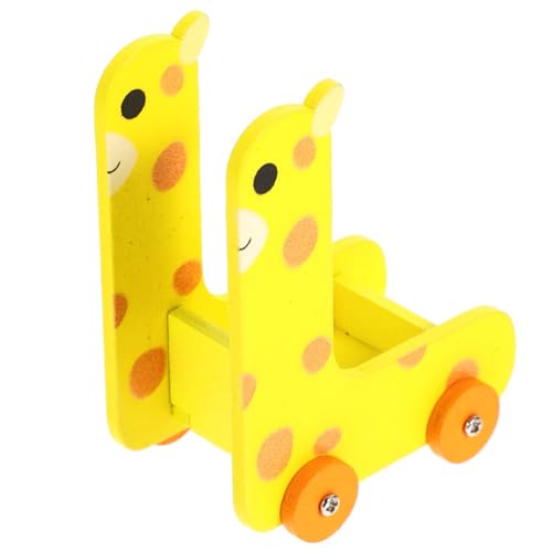 Alasum Mini Wagen Lagerregal Aus Holz Miniatur Requisite Beweglicher Trolley Rack Gelber Puppenhaus Trolley Alasum Mini Wagen Lagerregal Aus Holz Miniatur Requisite Beweglicher Trolley Rack Gelber Puppenhaus Trolley von Alasum