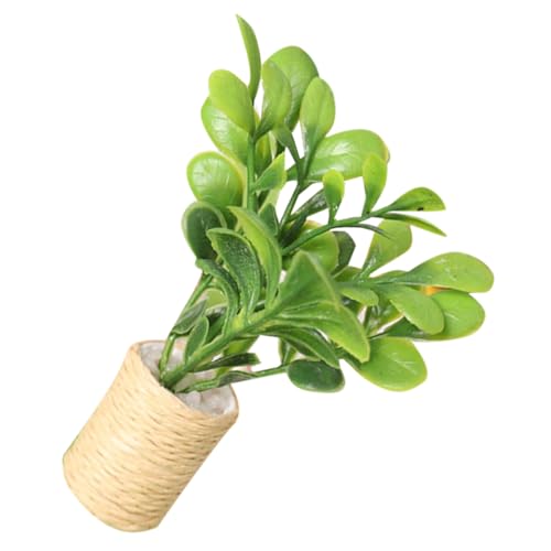 Alasum Miniatur-topfpflanzenmodell Im Maßstab 112 Puppenhaus Bonsai-Dekoration Grünpflanzen-Ornament Für Den Miniaturgarten von Alasum