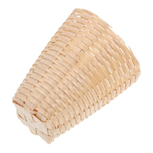 Alasum Miniatur Gewebter Korbpuppenhaus Kleiner Bambuskorb Mini Picknickkorb Winzige Korb Miniatur Brot Korb Dollhouse Mini -zubehör von Alasum