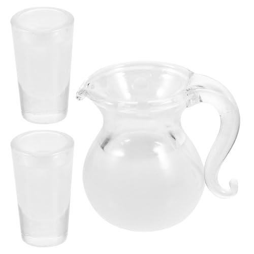 Alasum Puppenhaus Miniatur Küchenzubehör Mini Glaskrug Set Orangensaft Miniaturbecher Für Spielset Alasum Puppenhaus Miniatur Küchenzubehör Mini Glaskrug Set Orangensaft Miniaturbecher Für Spielset von Alasum