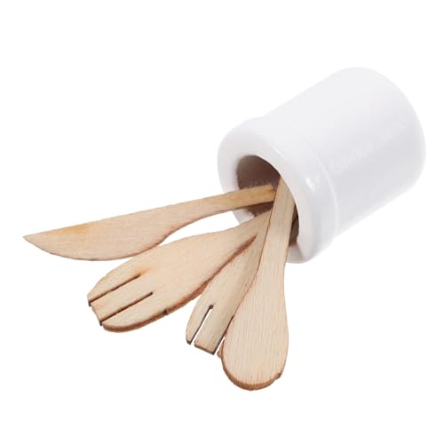Alasum Puppenhaus Miniatur Geschirr Set Mini Glas Löffel Spatel Für Jungen Und Mädchen Spielzeug Und Wohnkultur von Alasum
