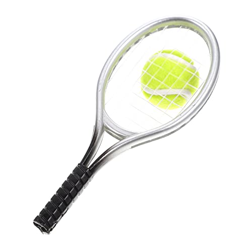 Alasum Miniatur Tennis Racket Und Tennisball Set Für Puppenhaus Dekorative Tennisfiguren Und Mini Ornament Für Dollhouse Szenen Sportliche Deko Für Kreative Inszenierungen Alasum Miniatur Tennis Racket Und Tennisball Set Für Puppenhaus Dekorative Tennisfiguren Und Mini Ornament Für Dollhouse Szenen Sportliche Deko Für Kreative Inszenierungen von Alasum