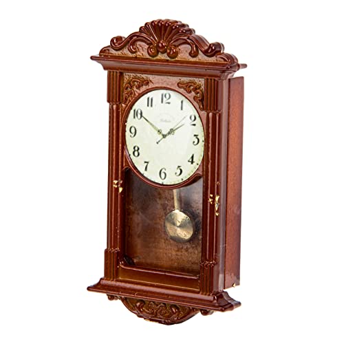 Alasum 12-Zoll-mini-Uhr Retro-römischer Stil Ideal Für Puppenhaus Heimdekor-Miniatur Kompaktes Design Platzsparend Alasum 12-Zoll-mini-Uhr Retro-römischer Stil Ideal Für Puppenhaus Heimdekor-Miniatur Kompaktes Design Platzsparend von Alasum
