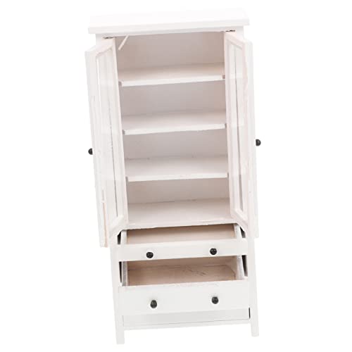 Alasum Miniaturschrank für Puppenhaus Weißes Modell mit Dekorativem für Kreatives und zu Geburtstagen Neujahr und Kindertagen Alasum Miniaturschrank für Puppenhaus Weißes Modell mit Dekorativem für Kreatives und zu Geburtstagen Neujahr und Kindertagen von Alasum