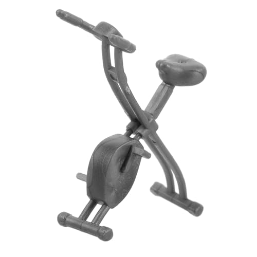 Alasum Modell eines Fitnessgeräts mini fitnessgeräte Mini Fitness Ausstattung Mini Gym Ausstattung Puppenhaus-Workout- Mini-Workout-Dekoration Bankdrückmaschine Mini-Hanteln Plastik von Alasum