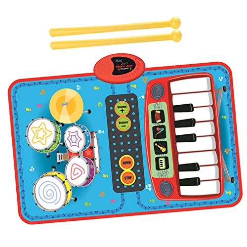 Alasum Musikmatte Spieldecke spielmatte kinderspielzeug spieledecken -Tanzmatte spielunterlage fußmatte kinderteppich EIN Teppich, der spricht 2-in-1-Percussion-Drum-Matte Stoff Alasum Musikmatte Spieldecke spielmatte kinderspielzeug spieledecken -Tanzmatte spielunterlage fußmatte kinderteppich EIN Teppich, der spricht 2-in-1-Percussion-Drum-Matte Stoff von Alasum