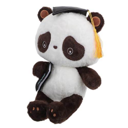 Alasum Panda-Puppe Plüsch Ausgestopft Tragen Gefüllter Panda Desktop - Panda- Panda-verzierung Kissenpuppe Gefüllte Puppe Pp Baumwolle von Alasum