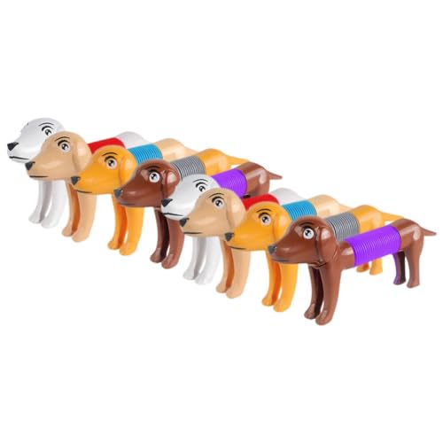 Pop-Röhren Sensorisches Spielzeug 8 Stück Hunde-Relief-Schatzbox-Spielzeug Für Klassenzimmerpreise Pinata-Geschenktüten Geburtstagsgeschenke Partygeschenke Zubehör Für Kinder von Alasum