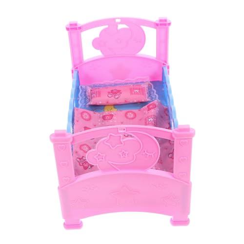 Alasum Puppenbett Mädchen Dinosaurierspielzeug Puppenhaus Puppenessen spielhaus Playhouse for игрушки Babypuppen-Krippenspielzeug Zubehör für Babypuppen Plastik Alasum Puppenbett Mädchen Dinosaurierspielzeug Puppenhaus Puppenessen spielhaus Playhouse for игрушки Babypuppen-Krippenspielzeug Zubehör für Babypuppen Plastik von Alasum
