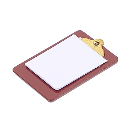 Alasum Puppenhaus-Klemmbrett für kinderspielzeug kinderknallzeug School Supplies Geschenkidee Mini-Hausdekoration Puppe Papier-Klemmbrett Harz Brown Alasum Puppenhaus-Klemmbrett für kinderspielzeug kinderknallzeug School Supplies Geschenkidee Mini-Hausdekoration Puppe Papier-Klemmbrett Harz Brown von Alasum