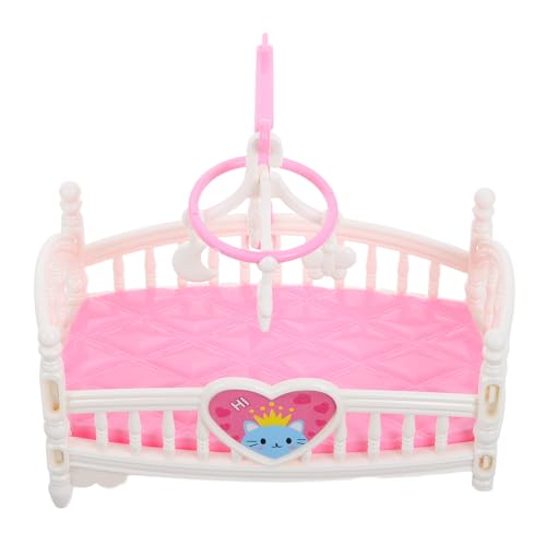 Alasum Miniatur-puppenbett Mini-puppenhaus-zubehör-Set Spielzeugbett Für Babypuppen Mit Alasum Miniatur-puppenbett Mini-puppenhaus-zubehör-Set Spielzeugbett Für Babypuppen Mit von Alasum