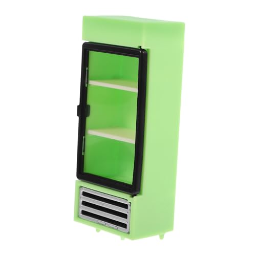 Alasum Puppenhaus Kühlschrank Kühlschränke Kleiner Kühlschrank Für Miniatur Kühlschrank Schmuck Miniatur Kühlschrank Für Handwerk Doll Miniaturen Mini Kühlschrank Grün Plastik von Alasum