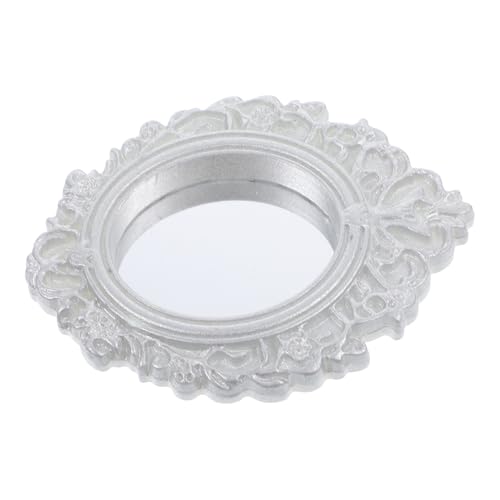 Alasum Puppenhaus Mini Vintage Mini-Spiegel-kit Puppenhausverzierung Kleiner Spiegelbausatz Stellen Sie Sich Vor, Sie Ornamente Puppenhaus Spiegel Winzige Spiegel Harz von Alasum