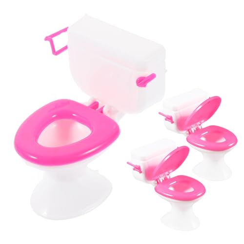 Alasum Puppenhaus Miniatur Toiletten Bunte Badezimmermöbel Spielzeugtoilette Für Kreatives Mit Puppenhaus Zubehör Alasum Puppenhaus Miniatur Toiletten Bunte Badezimmermöbel Spielzeugtoilette Für Kreatives Mit Puppenhaus Zubehör von Alasum