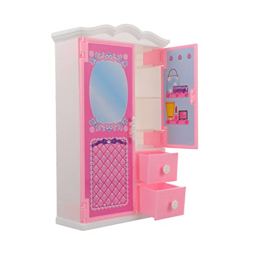 Alasum Puppenkleiderschrank Puppenhaus Plüsch Zubehör Prinzessin puppenschrank für puppenmöbel Puppen kleiderschränke Puppenspielzeug Kleiderschrank für Puppenkleider Plastik Rosa Alasum Puppenkleiderschrank Puppenhaus Plüsch Zubehör Prinzessin puppenschrank für puppenmöbel Puppen kleiderschränke Puppenspielzeug Kleiderschrank für Puppenkleider Plastik Rosa von Alasum