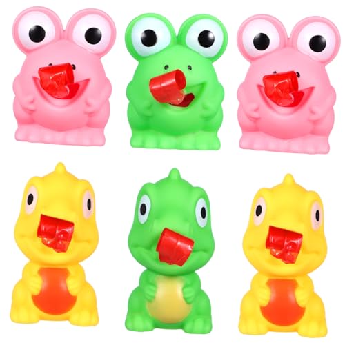 Alasum Quetschspielzeug Set Frosch & Dinosaurier Quetschspielzeuge Mit Zunge Zufällige Farben Material Perfekt Für Ostern Und Geschenkkörbe von Alasum