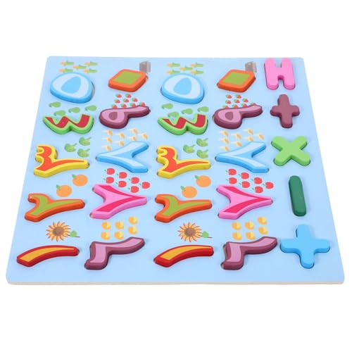 Alasum Lernspielzeug-Set Alphabet-blöcke Puzzle Für Kinder Kleinkinder Lernspiel Und Buchstabenerkennung von Alasum