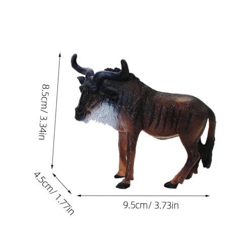 Alasum Realistische Afrikanische Tierfigur aus Hochwertigem Langlebiges Modellspielzeug für Detailgetreues Zootier und Dekorationsspielzeug Lebensechte Nachbildung für Frühe Bildung von Alasum