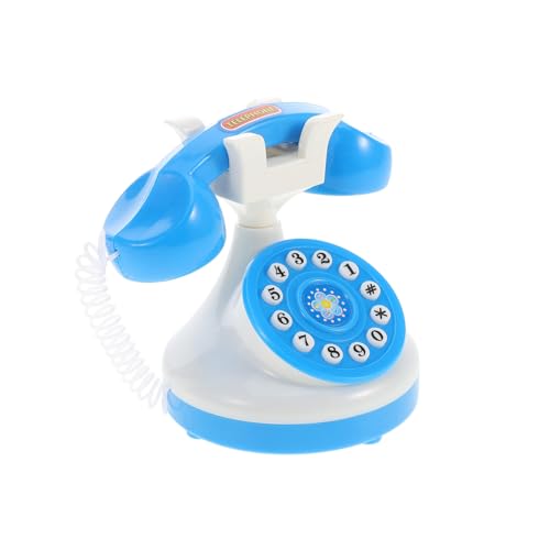 Alasum Realistisches Mini Spieltelefon für Vintage Telefon aus Langlebigem Kunststoff Interaktives Tragbares Rollenspiel für Jungen und Mädchen Pädagogisches Fake Phone Zufällige Farbe von Alasum