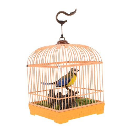 Alasum Realistisches Singendes Vogelspielzeug Im Käfig Geräuschaktiviertes Vogelmodell Mit Realistischen Klängen Und Batteriebetrieben Ideal Für Tierliebhaber Alasum Realistisches Singendes Vogelspielzeug Im Käfig Geräuschaktiviertes Vogelmodell Mit Realistischen Klängen Und Batteriebetrieben Ideal Für Tierliebhaber von Alasum