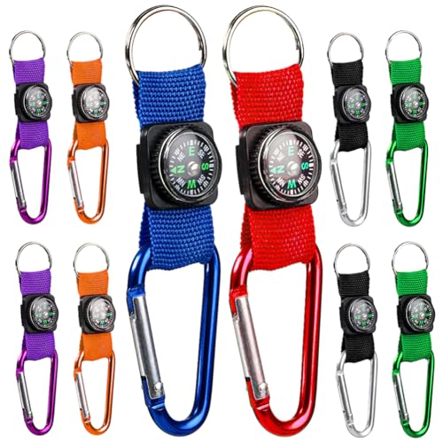 Alasum Camping-kompass-schlüsselanhänger 10er-pack Abenteuerspielzeug Für Jungen Und Mädchen Metallkompass Gürtelclip Für Spiele Im Freien Partys Zufällige Alasum Camping-kompass-schlüsselanhänger 10er-pack Abenteuerspielzeug Für Jungen Und Mädchen Metallkompass Gürtelclip Für Spiele Im Freien Partys Zufällige von Alasum