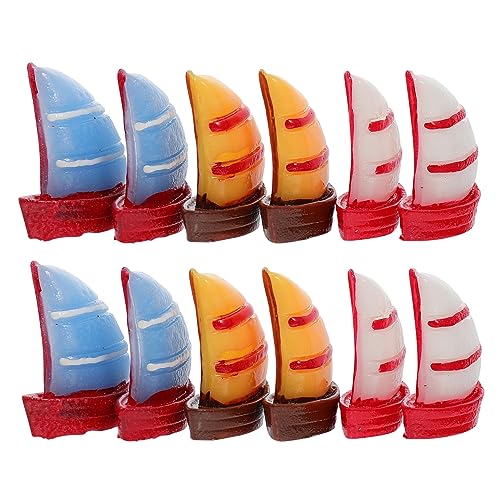 Alasum Miniatur Segelboot Ornament Teiliges Aus Bunten Resin Segelbooten Für Aquarium Und Garten Dekoration Für Mikrolandschaft Und Tischdeko Alasum Miniatur Segelboot Ornament Teiliges Aus Bunten Resin Segelbooten Für Aquarium Und Garten Dekoration Für Mikrolandschaft Und Tischdeko von Alasum